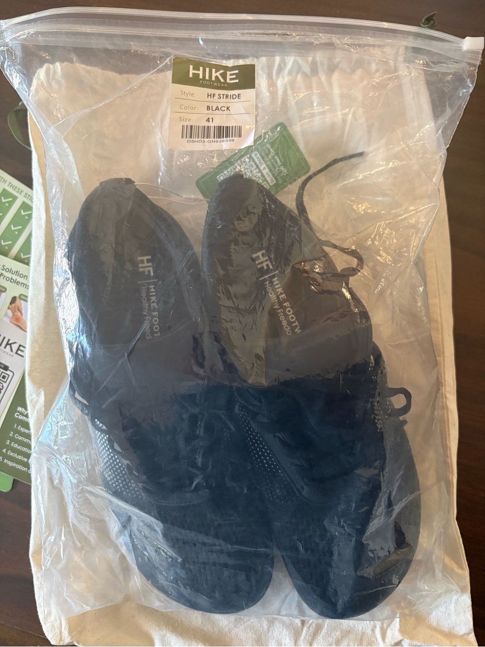 HIKE Athletic Barefoot Shoes - Black size 41 - Picture 3 of 4